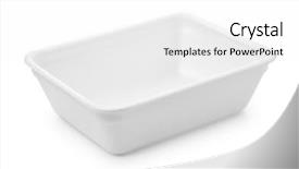  Presentation with food white - Amazing presentation having soft simple - open empty foam food container backdrop and a white colored foreground