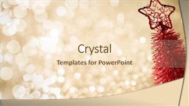  Presentation with diamon glitter sparkle - Colorful slide set enhanced with soft simple - shiny miniature tree on glitter backdrop and a  colored foreground