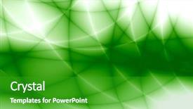  Presentation with green lines - Cool new presentation with rays and lines are painted backdrop and a shamrock green colored foreground