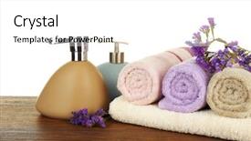  Presentation with light - Cool new theme with soft-towels-with-dispenser backdrop and a white colored foreground