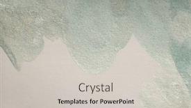  Presentation with silver abstract - Presentation design having soft-wet-watercolor-paper-texture background and a lemonade colored foreground