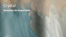  Presentation with silver abstract - Slide deck enhanced with soft-wet-watercolor-paper-texture background and a gray colored foreground