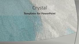 Presentation with abstract blue texture - PPT theme enhanced with soft-wet-watercolor-paper-texture background and a light gray colored foreground