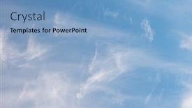  Presentation with sky blue - Amazing presentation having soft-white-clouds-against-blue and a  colored foreground