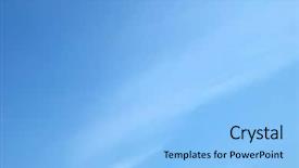  Presentation with horizon - Cool new PPT theme with soft white clouds against dark backdrop and a  colored foreground