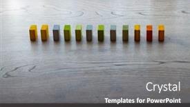  Presentation with soft colors - Slide deck enhanced with soft-yellow-green-to-orange background and a gray colored foreground