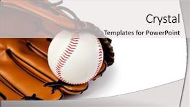  Presentation with softball - Presentation design enhanced with thai style chessmen on round background and a gray colored foreground