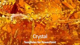  Presentation with glass - Presentation theme enhanced with up view of the cola background and a crimson colored foreground