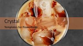  Presentation with milk - Beautiful slide set featuring  backdrop and a  colored foreground