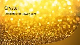  Presentation with shimmering - Colorful PPT layouts enhanced with softpower - sparkling or shimmering gold background backdrop and a yellow colored foreground