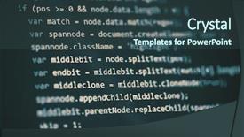  Presentation with java programming - PPT layouts enhanced with software computer programming code background and a tawny brown colored foreground