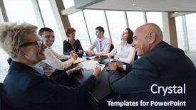  Presentation with group of diverse people - Audience pleasing slide set consisting of software developers discuss about plan backdrop and a wine colored foreground