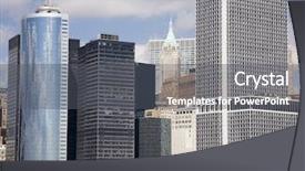  Presentation with river in the middle east - Audience pleasing presentation design consisting of soho - lower manhattan as seen backdrop and a dark gray colored foreground