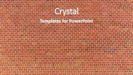  Presentation with brick wall texture - Cool new presentation with soho - new york brickwall brick wall backdrop and a coral colored foreground