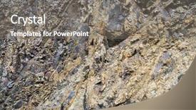  Presentation with soil structure - Colorful PPT theme enhanced with soil and rock structure backdrop and a gray colored foreground
