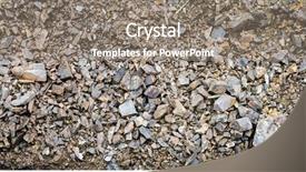  Presentation with soil structure - Beautiful PPT layouts featuring soil and rock structure backdrop and a gray colored foreground