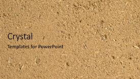  Presentation with soil texture - Theme featuring soil cement - real clay wall texture background and a coral colored foreground