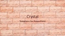  Presentation with soil red - Audience pleasing PPT layouts consisting of soil cement - red brick wall background backdrop and a  colored foreground