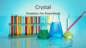  Presentation with soil test - Audience pleasing slides consisting of soil contamination - chemical test-tubes with medicine dropper backdrop and a arctic colored foreground