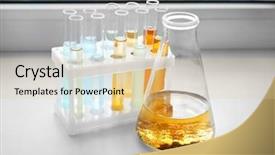  Presentation with soil contamination - Presentation consisting of soil contamination - testing dirty water background and a lemonade colored foreground