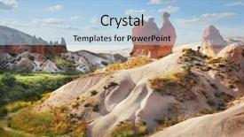  Presentation with soil formation - Audience pleasing PPT layouts consisting of soil formation - cappadocia backdrop and a light blue colored foreground