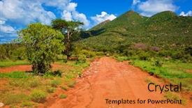  Presentation with west africa - Beautiful PPT theme featuring e entertainment - e-learning on note paper about backdrop and a  colored foreground.