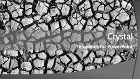  Presentation with soil texture - Theme enhanced with soil in b w use background and a gray colored foreground