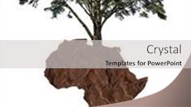  Presentation with africa map - Slide deck enhanced with soil-map-of-africa background and a light gray colored foreground