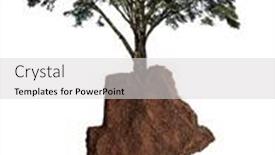  Presentation with globel map - PPT theme featuring soil-map-of-botswana background and a light gray colored foreground