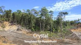  Presentation with soil pollution - Amazing theme having soil pollution oil - deforestation environment damage logging climate backdrop and a coral colored foreground