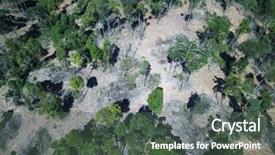  Presentation with deforestation - Amazing slide deck having soil pollution oil - deforestation logging environmental problem backdrop and a  colored foreground