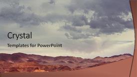  Presentation with flag of argentina - Presentation design with soil salinity - campo de piedra pomez argentina background and a  colored foreground