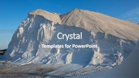  Presentation with salt - PPT theme with soil salinity - ibiza ses salines saltworks white background and a ocean colored foreground