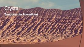  Presentation with mountain - Theme enhanced with soil salinity - mountain plateau la puna northern background and a  colored foreground