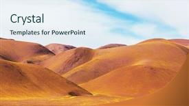  Presentation with noah mountain - PPT theme consisting of soil salinity - mountain plateau la puna northern background and a  colored foreground