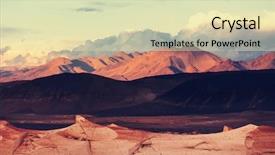  Presentation with mountain - Presentation with soil salinity - mountain plateau la puna northern background and a  colored foreground