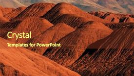  Presentation with peninsula plateau - Amazing PPT theme having soil salinity - mountain plateau la puna northern backdrop and a  colored foreground