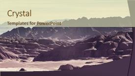  Presentation with silhoutte married couples on the mountain - Audience pleasing slides consisting of soil salinity - mountain plateau la puna northern backdrop and a  colored foreground