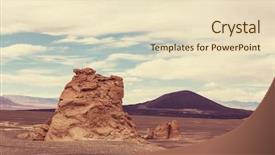  Presentation with mountain praise - Cool new slides with soil salinity - mountain plateau la puna northern backdrop and a  colored foreground