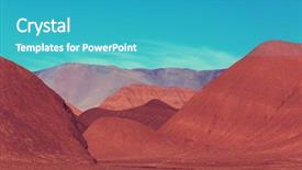  Presentation with emei mountain - Beautiful PPT theme featuring soil salinity - mountain plateau la puna northern backdrop and a  colored foreground