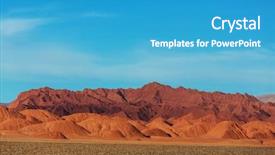  Presentation with mountain - PPT layouts with soil salinity - mountain plateau la puna northern background and a  colored foreground