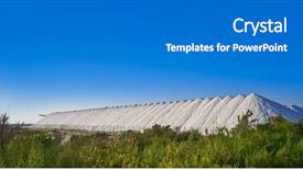  Presentation with santa - Beautiful theme featuring soil salinity - santa pola salinas saltworks mountains backdrop and a  colored foreground