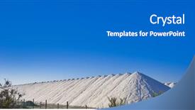  Presentation with thank you mountains - Colorful slide deck enhanced with soil salinity - santa pola salinas saltworks mountains backdrop and a  colored foreground