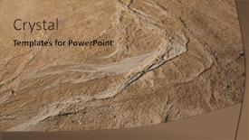  Presentation with soil erosion - Colorful slides enhanced with soil-sand-erosion-texture-background backdrop and a coral colored foreground