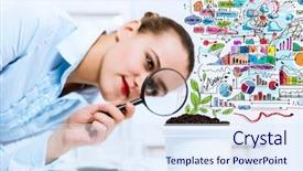  Presentation with soil science - Slide set consisting of portrait of a striped cat with white moustaches background and a gray colored foreground