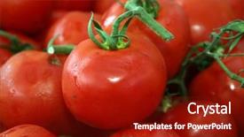  Presentation with market - Beautiful slide set featuring solanaceae - farmers market series fresh picked backdrop and a  colored foreground