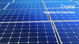  Presentation with battery cell - Presentation theme having solar cell battery harness energy background and a teal colored foreground