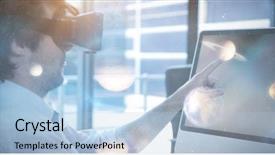  Presentation with planets - Colorful presentation theme enhanced with solar companies - composite image of planets backdrop and a  colored foreground