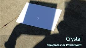  Presentation with eclipse - Slides consisting of solar eclipse 2017 a man background and a wine colored foreground