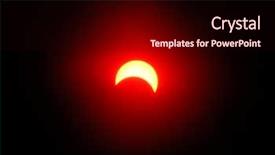  Presentation with solar light - Cool new presentation with solar eclipse abstract light effect backdrop and a wine colored foreground